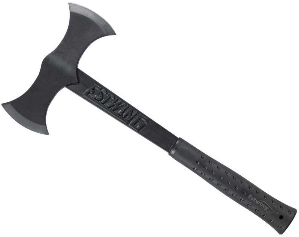 Estwing Double Bit Axe - 38 oz Wood Spitting Tool with Forged Steel Construction